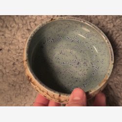 Rund skl i lkker glasur nr 1