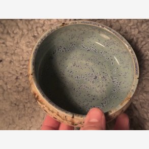 Rund skl i lkker glasur nr 1