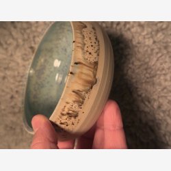 Rund skl i lkker glasur nr 1