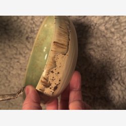 Rund skl i lkker glasur nr 3