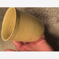 Babskrus modelrund i gul m/nister (nr 33)