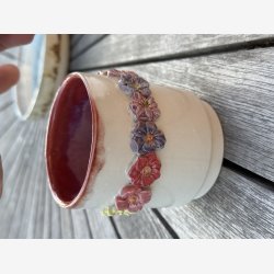 Krus til mor - med blomster dekorationer