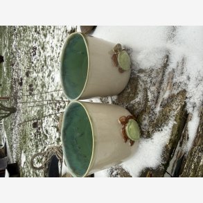 Krus u/hank - med skildpadde