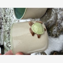 Krus u/hank - med skildpadde