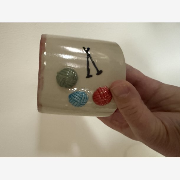 Strikke krus uden hank