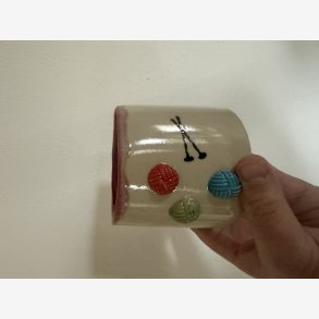 Strikke krus uden hank